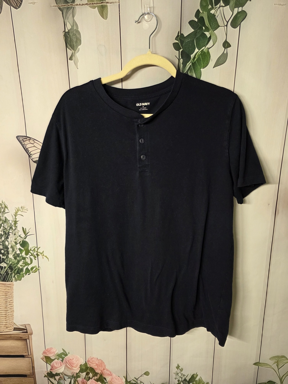 Bundle Of 2 Old Navy Men’s  Short-Sleeve Henley Shirt